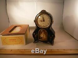 RARE Vintage Rensie/Reuge Spinning Ballerina Beau Morning Clock & Music Box