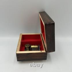 RARE Vintage Reuge Disney Disneyland Pinocchio Souvenir Wooden Music Box WORKING