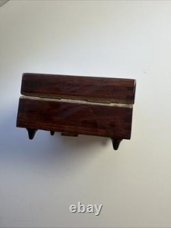 RARE Vintage Reuge Disney Disneyland Pinocchio Souvenir Wooden Music Box WORKING