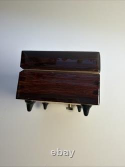 RARE Vintage Reuge Disney Disneyland Pinocchio Souvenir Wooden Music Box WORKING