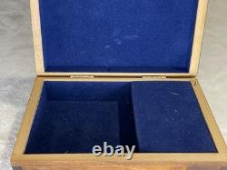RARE Vintage Reuge Maddonnina Ava Maria Wooden Music Box Virgina Mary Jesus