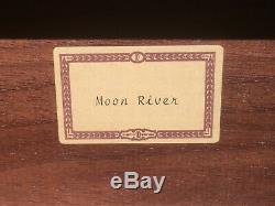 RARE Vtg Original Reuge Music Box for Tiffany & Co. Moon River Made Switzerland