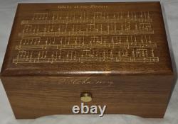 RARE Vtg Reuge Great Composers Tchaikovsky Waltz of the Flowers Swiss Music Box