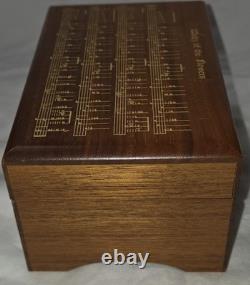 RARE Vtg Reuge Great Composers Tchaikovsky Waltz of the Flowers Swiss Music Box