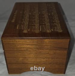 RARE Vtg Reuge Great Composers Tchaikovsky Waltz of the Flowers Swiss Music Box