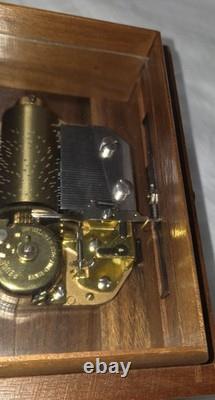 RARE Vtg Reuge Great Composers Tchaikovsky Waltz of the Flowers Swiss Music Box