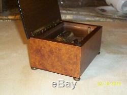 REUGE 36 Note Music Box' Gold Inlay' Excellent Condition