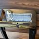 REUGE 50 Note 4 Song Cylinder Music Locking Box W Key Mozart Vintage Gold