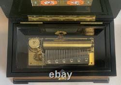 REUGE #58 CHIMES of WORSHIP Inlaid Music Box 3.72 Note-Limited Edition-VTG MINT