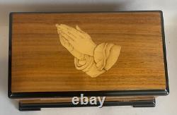 REUGE #58 CHIMES of WORSHIP Inlaid Music Box 3.72 Note-Limited Edition-VTG MINT