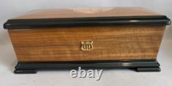 REUGE #58 CHIMES of WORSHIP Inlaid Music Box 3.72 Note-Limited Edition-VTG MINT