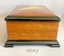 REUGE #58 CHIMES of WORSHIP Inlaid Music Box 3.72 Note-Limited Edition-VTG MINT