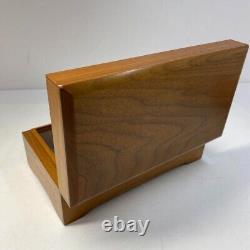 REUGE 72 Note 3 Part Cylinder Music Box Playing Chopin Vintage Gold Brown Used