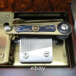 REUGE Disc music box Other miscellaneous goods Dome-shaped inlaid box Incl