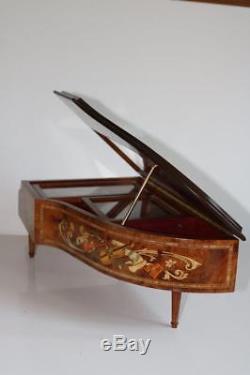 REUGE INTERCHANGEABLE CYLINDER MUSIC BOX GRAND PIANO by HOUSE of FABERGE Mozart