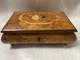 REUGE Jewelry Music Box Inlaid Wood Italy Swiss Movement Ber&uuml;hmtes Menuet Mozart