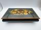 REUGE Jewelry Music Box Swiss Movement Blue Danube Wooden Case Italy Vintage