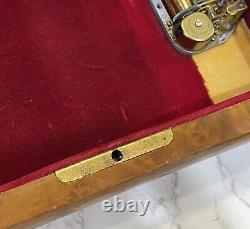 REUGE Jewelry Music Box withdecorative key WORKING Swiss Movement Clair de lune
