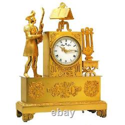 REUGE Le Troubadour Hour-Repeating Musical Clock, 50-Note Music Box, 1970s