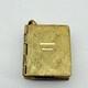 REUGE Locker Music Box Locket Gold Tone Vintage Hand Assembled Swiss Made RARE