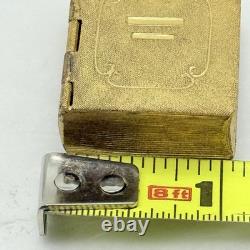 REUGE Locker Music Box Locket Gold Tone Vintage Hand Assembled Swiss Made RARE