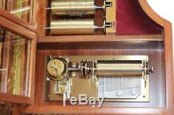 REUGE MUSIC BOX 5 airs by Mozart 5 INTERCHANGABLE CYLINDERS grand piano case