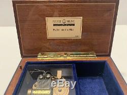 REUGE MUSIC BOX PUTTIN'ON THE RITZ #6290 MADE IN Switzerland. Fully Working