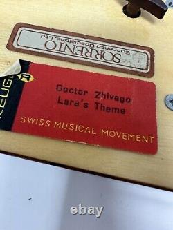 REUGE MUSIC BOX Saint Croix Switzerland Lara's Theme (Doctor Zhivago) 4.5 Works