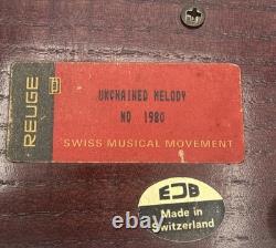 REUGE MUSIC BOX Unchained Melody Gorgeous sound and a beautiful collectable gift