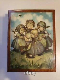 REUGE MUSIC JEWELRY BOX Strangers In The Night Hummel Swiss Tags Italy WORKS