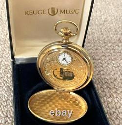 REUGE MUSIC Pocket Watch with Music box Serial number 3042 with Box