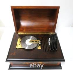 REUGE MUSIC Reuge Disk Type Music Box 9300 Comes with 6 Disks 30 es with Box