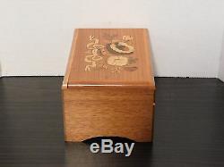 REUGE Music Box, 3 song, 36 Note, The Blue Danube, Minuet, Vienna City of My Dream