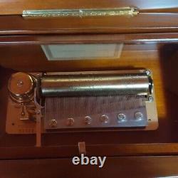 REUGE Music Box 72 Valve Mozart Turkish March Brown system Used F/S