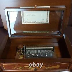 REUGE Music Box 72 Valve Mozart Turkish March Brown system Used F/S