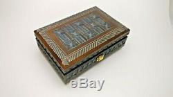 REUGE Music Box Canon In D J. Pachelbel #7703 Carved Wood