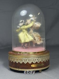 REUGE Music Box Double DANCERS 1750 Automaton Ballerina Louis Vuitton WORKS