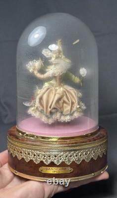 REUGE Music Box Double DANCERS 1750 Automaton Ballerina Louis Vuitton WORKS