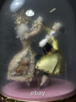 REUGE Music Box Double DANCERS 1750 Automaton Ballerina Louis Vuitton WORKS