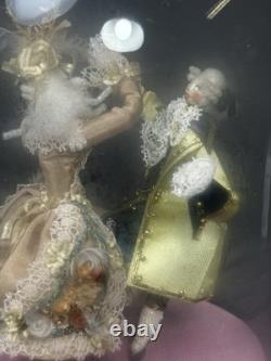 REUGE Music Box Double DANCERS 1750 Automaton Ballerina Louis Vuitton WORKS