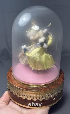 REUGE Music Box Double DANCERS 1750 Automaton Ballerina Louis Vuitton WORKS