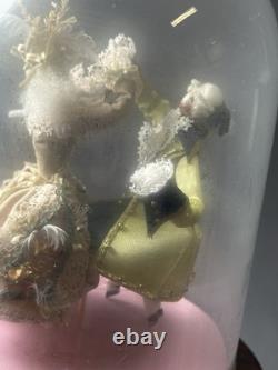 REUGE Music Box Double DANCERS 1750 Automaton Ballerina Louis Vuitton WORKS