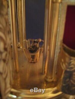 REUGE Music Box Oriental Cigarette Lipstick Holder Case 15.5 Swiss Carousel