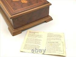 REUGE Music Box SORRENTO wood inlay PACHELBEL Canon in D 3 Part 72 Notes