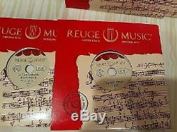 REUGE Music Treasure Chest 4-1/2 Disc Movement Music Box With Set of 6 Discs