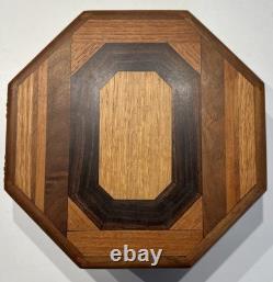 REUGE Octagon Musical Jewelry Box. Inlaid Wood. Swiss movement. Italian made