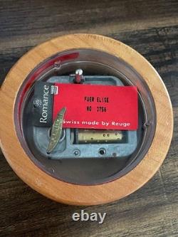 REUGE Reuge (Romance) Pressed Flower Music Box 18 Note