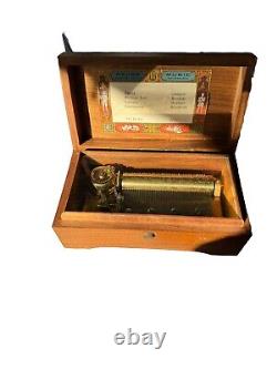 REUGE SAINTE CROIX 4 Song 50 Note MUSIC BOX Works Beautifully 391-002 Lullaby