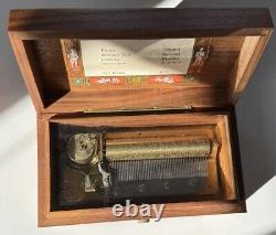 REUGE SAINTE CROIX 4 Song 50 Note MUSIC BOX Works Beautifully 391-002 Lullaby