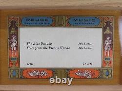 REUGE SAINTE-CROIX SWISS Cylinder Music Box Johann Strauss Blue Danube CH 2/36